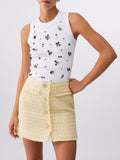 Liu Jo Top Donna WA6490J4822 Blana Round Flow Seq - Bianco