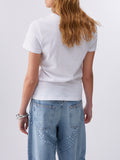 Liu Jo T-shirt Donna WA6491JS923 Bco Liujo Hotfixed - Bianco