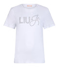 Liu Jo T-shirt Donna WA6491JS923 Bco Liujo Hotfixed - Bianco