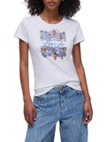 Liu Jo T-shirt Donna WA6493JS923 Bco Liujo Br.bl.w li - Bianco