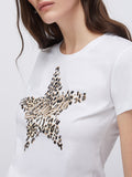Liu Jo T-shirt Donna WA6493JS923 Bco/liujo Star Anima - Bianco