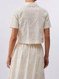 Liu Jo Camicia Casual Camicia Donna WA6508T472A Natural Flower Sequi - Avorio
