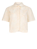 Liu Jo Camicia Casual Camicia Donna WA6508T472A Natural Flower Sequi - Avorio