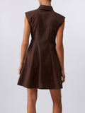 Liu Jo Vestito Mini Donna WA6514T4853 Sacher - Marrone