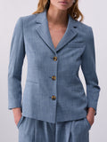 Liu Jo Giacca Donna WA6529T332A Nt.blu Effect Denim - Celeste