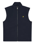 Lyle & Scott Gilet Mesh Back Softshell Funnel Uomo JK2406V Dark Navy - Blu