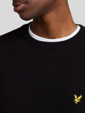 Lyle & Scott Pullover Uomo KN2136V Jet Black - Nero