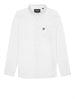 lyle scott camicia casual plain oxford uomo lw2112v white bianco 166608139