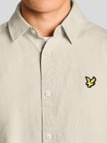 Lyle & Scott Camicia Casual Linen Blend Uomo LW2405V Cove - Avorio