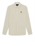 Lyle & Scott Camicia Casual Linen Blend Uomo LW2405V Cove - Avorio