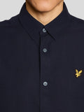Lyle & Scott Camicia Casual Linen Blend Uomo LW2405V Dark Navy - Blu