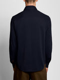 Lyle & Scott Camicia Casual Pique Jersey Uomo LW2407V Dark Navy - Blu