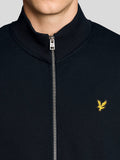 Lyle & Scott Felpa Zip Uomo ML2416V Dark Navy - Blu