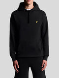 Lyle & Scott Felpa Cappuccio Uomo ML416VOG Jet Black - Nero
