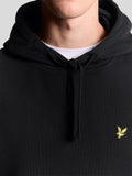 Lyle & Scott Felpa Cappuccio Uomo ML416VOG Jet Black - Nero
