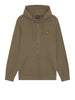 lyle scott felpa zip uomo ml420vog khaki ash verde 163981344