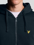 Lyle & Scott Felpa Zip Uomo ML420VOG Dark Navy - Blu