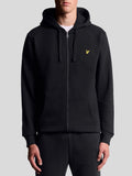 Lyle & Scott Felpa Zip Uomo ML420VOG Jet Black - Nero