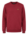 Lyle & Scott Felpa Uomo ML424VOG Oxblood Red - Rosso