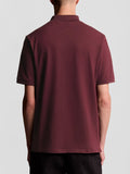 Lyle & Scott Polo Uomo SP400VOG Burgundy - Bordeaux
