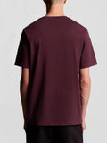 Lyle & Scott T-shirt Uomo TS400VOG Burgundy - Bordeaux