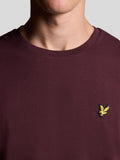 Lyle & Scott T-shirt Uomo TS400VOG Burgundy - Bordeaux