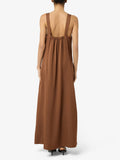 Manila Grace Vestito Longuette Donna A087RU Cacao - Marrone