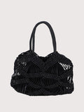Manila Grace Borsa a Mano Donna B826CU - Nero