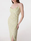 Mar De Margaritas Vestito Longuette Kelly Donna MMABW01528 Jasmin Giallino - Giallo