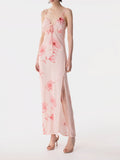 Mar De Margaritas Vestito Longuette Riley Donna MMABW01529 Lotus Pesca - Rosa
