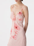 Mar De Margaritas Vestito Longuette Riley Donna MMABW01529 Lotus Pesca - Rosa