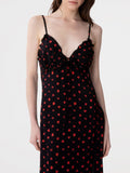Mar De Margaritas Vestito Longuette Riley Donna MMABW01529 - Nero