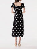 Mar De Margaritas Vestito Midi Nikita Donna MMABW01534 - Nero