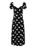 mar de margaritas vestito midi nikita donna mmabw01534 nero 169438598