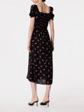 Mar De Margaritas Vestito Midi Nikita Donna MMABW01534 - Nero