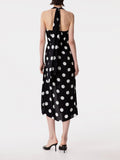 Mar De Margaritas Vestito Midi Paula Donna MMABW01536 - Nero