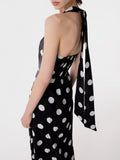 Mar De Margaritas Vestito Midi Paula Donna MMABW01536 - Nero