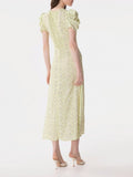 Mar De Margaritas Vestito Midi Kristel Donna MMABW01537 Jasmin Giallino - Giallo