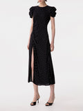 Mar De Margaritas Vestito Midi Kristel Donna MMABW01537 - Nero