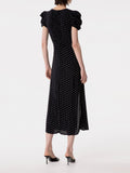 Mar De Margaritas Vestito Midi Kristel Donna MMABW01537 - Nero