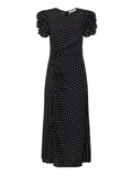 Mar De Margaritas Vestito Midi Kristel Donna MMABW01537 - Nero