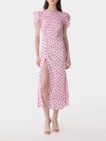 Mar De Margaritas Vestito Midi Kristel Donna MMABW01537 - Rosa