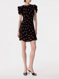 Mar De Margaritas Vestito Mini Karin Donna MMABW01542 - Nero