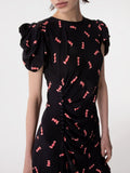 Mar De Margaritas Vestito Mini Karin Donna MMABW01542 - Nero