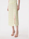 Mar De Margaritas Gonna Midi Roxana Donna MMABW01550 Jasmin Giallino - Giallo