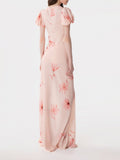 Mar De Margaritas Vestito Longuette Benedetta Donna MMABW01563 Lotus Pesca - Rosa