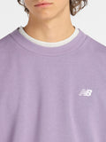 New Balance Felpa Uomo MT41507 Candied Violet - Viola