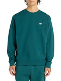 New Balance Felpa Uomo MT41507 Medusa Green - Verde