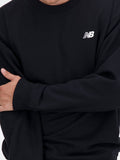 New Balance Felpa Uomo MT41507 Black - Nero