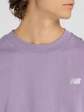 New Balance T-shirt Uomo MT41509 Candied Violet - Viola